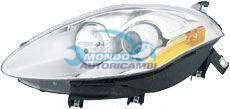 PROIETTORE SX MOD. H1+H1 ELETT.-CON MOTORE FIAT BRAVO ANNO 01-07 -