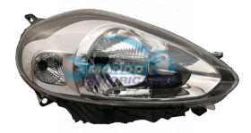 PROJECTEUR DR.MOD.H4 ELECTR.-A/MOTEUR-CHROME'