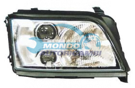 PROIETTORE SX H1+H1 MAN.-ELETT.-SENZA FENDI AUDI A6 ANNO 04-94 - 04-97