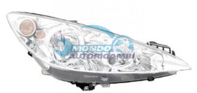 PROIETTORE SX MOD. H1+H7 ELETT.-SENZA MOTORE PEUGEOT 308 ANNO 08-07 - >
