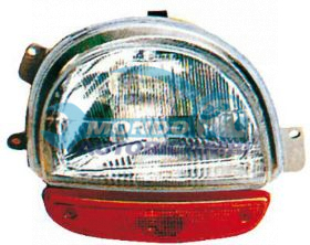 PROIETTORE DX MOD. H4 C-FANALE-REG. MANUALE RENAULT TWINGO ANNO 04-93 - 08-98