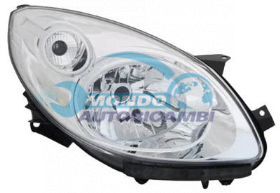 PROJECTEUR DR. H4 ELECT.-AVECMOTEUR-CHROME'