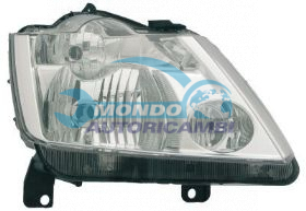PROIETTORE DX MOD. H1+H7 REG. ELETTRICA RENAULT MODUS ANNO 09-04 - 12-07