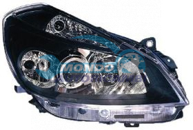 OPTICA DER.H7+H7+H1-ELECTRICA-NEGRA/SPORT