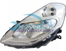 OPTICA IZDA H7+H7 ELECTRICA-S/MOTOR-CROMADA