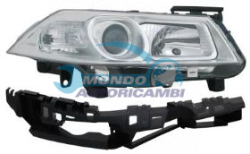 OPTICA IZDA H1+H7 ELECT.-C/MOTOR-C/SOPORTE