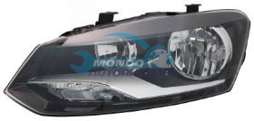PROIETTORE DX MOD. H7+H7 ELETT.-SENZA MOTORE VOLKSWAGEN POLO ANNO 09-09 -
