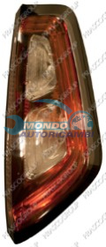 FANALE POSTERIORE DESTRO-SENZA PORTALAMPADA-BORDO INTERNO ROSSO
