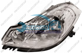 OPTICA IZQUIERDA MOD. H4 ELECTRICA SIN MOTOR