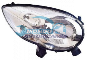 PROIETT. DX H4 ELETT.-C-MOTORE -(VER.VALEO) CITROEN C1 ANNO 06-05 - 12-08