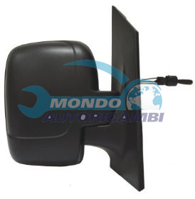 RETROVISORE DX A CAVI NERO-VETRO SINGOLO FIAT SCUDO ANNO 01-07 -