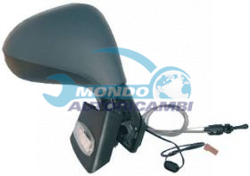 RETROVISORE DESTRO A CAVI-PRIMERIZZ.-C-SONDA PEUGEOT 207 ANNO 04-06 - > 05-09