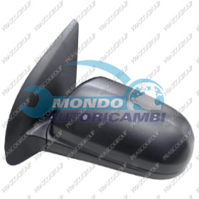 RETROVISORE SINISTRO ELETTRICO-NERO-TERMICO-CONVESSO/CROMATO-MOD. 4 PORTE