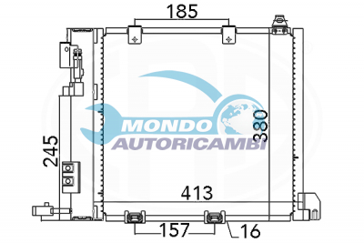 Condenser, air conditioning