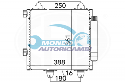 Condenser, air conditioning