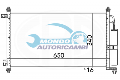 Condenser, air conditioning