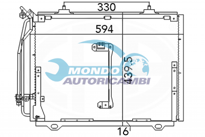 Condenser, air conditioning