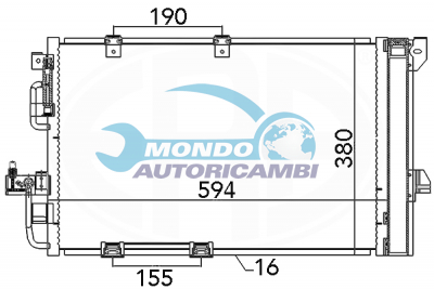 Condenser, air conditioning