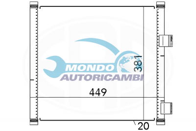 Condenser, air conditioning