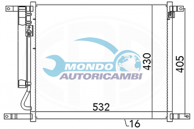 Condenser, air conditioning