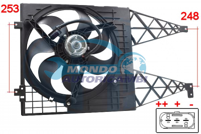 Fan, radiator