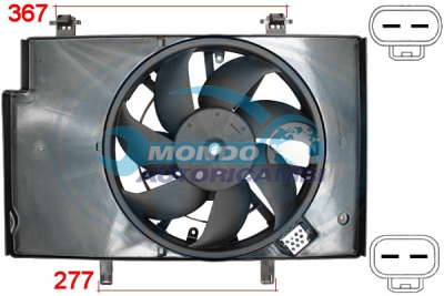 Fan, radiator