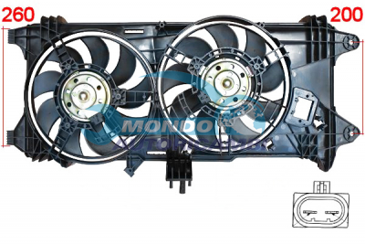 Fan, radiator