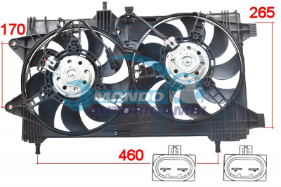 Fan, radiator