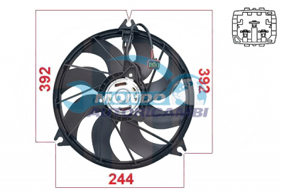 Ventilateur, refroidissement du moteur