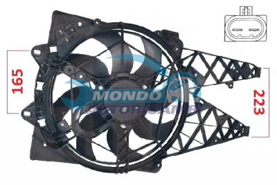 Fan, radiator