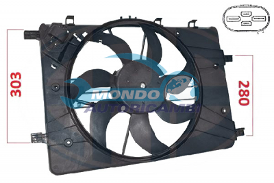 Fan, radiator