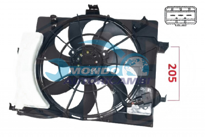 Ventilateur, refroidissement du moteur