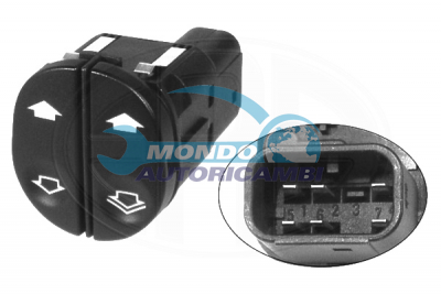 Switch, window winder
