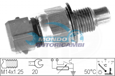 Sensor, coolant temperature