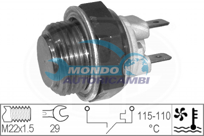Temperature Switch, radiator fan