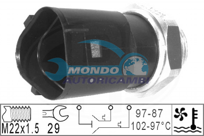 Temperature Switch, radiator fan