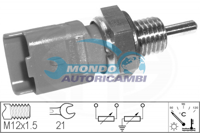 Sensor, coolant temperature