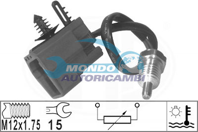 Sensor, coolant temperature