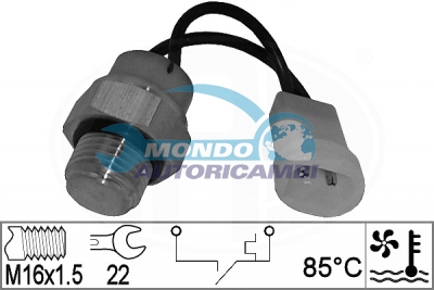 TERMOCONTATTO VENTOLA RADIATORE