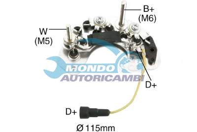 RADDRIZZATORE ALTERNATORE