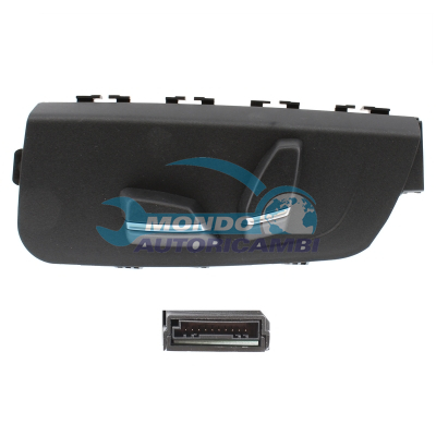 Power seat switch with memory function