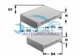 FILTRO ABITACOLO ANTIPOLLINE