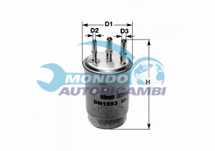FILTRO CARBURANTE DIESEL GASOLIO