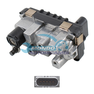 E-actuator for turbocharger