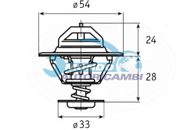 Thermostat, coolant