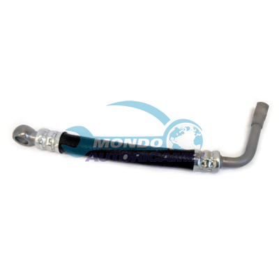 Turbocharger oil feed pipe