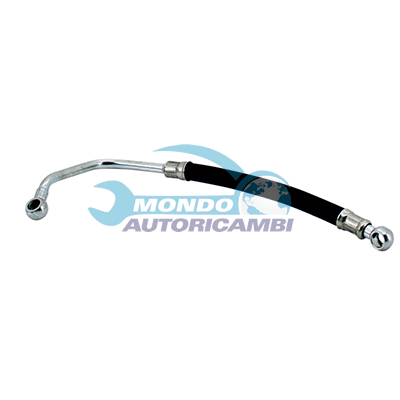 Turbocharger oil feed pipe