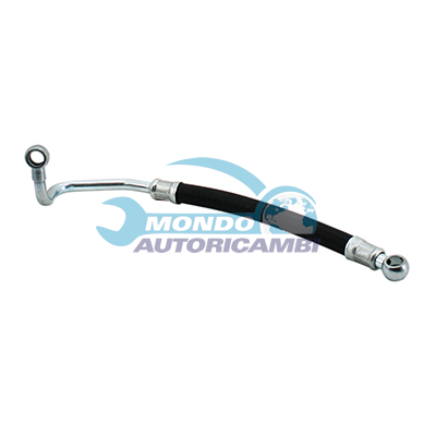 Turbocharger oil feed pipe