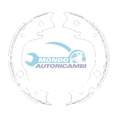 Brake Shoe Set, parking brake