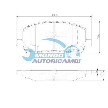 Brake Pad Set, disc brake